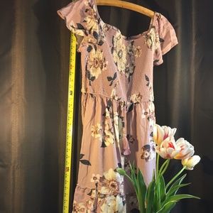 Off the shoulder floral dress